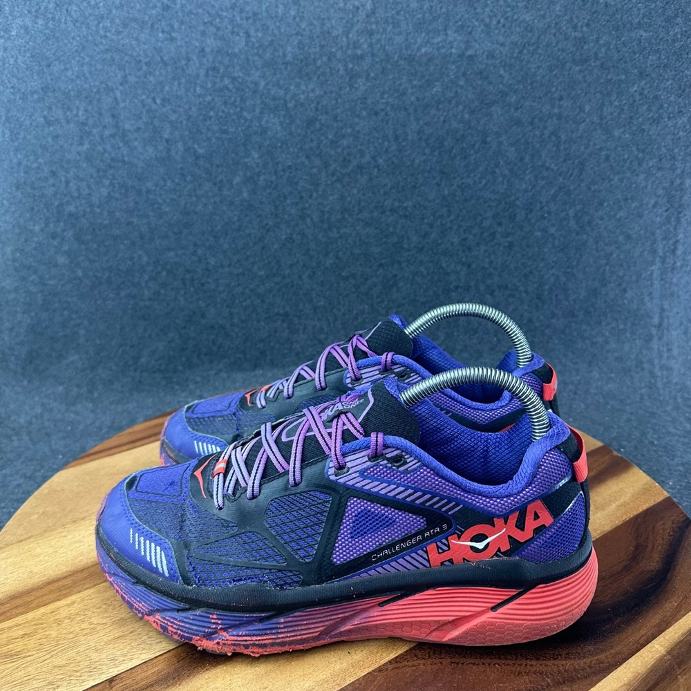 Hoka One One Womens Challenger ATR 3 Trail Running Shoes Purple 1014762 8.5 - Picture 8 of 16